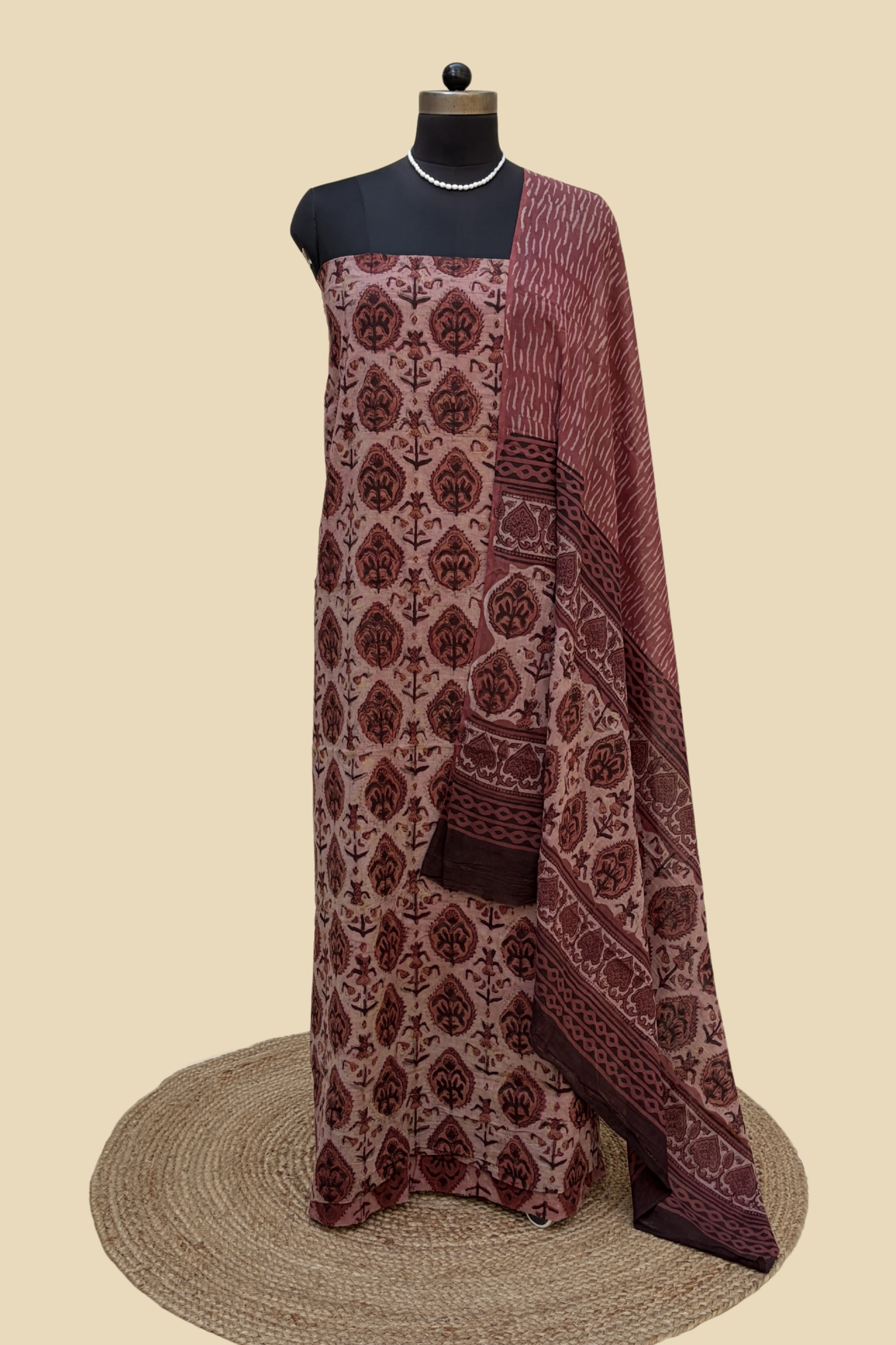 Cotton Ajrakh Suit