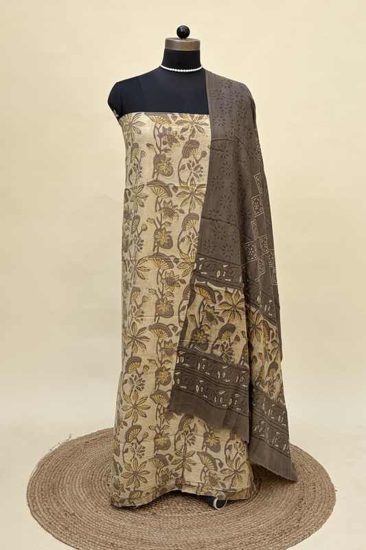 Suvarna Van Ajrakh Cotton Suit | CMAJ-UL8304