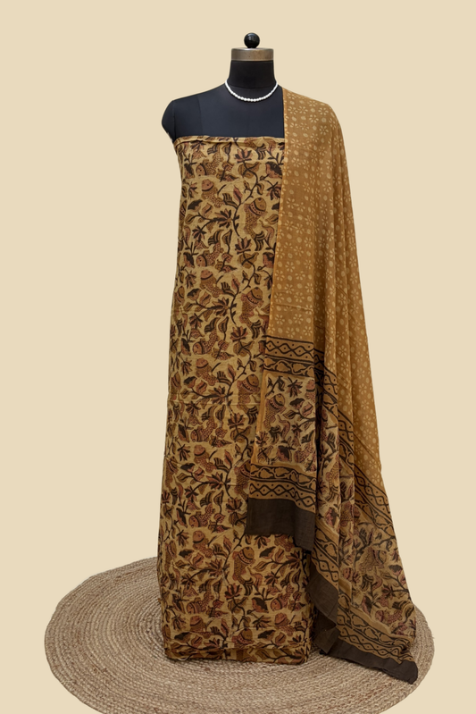 Matsyavani Ajrakh Cotton Suit | CMAJ-UL8306