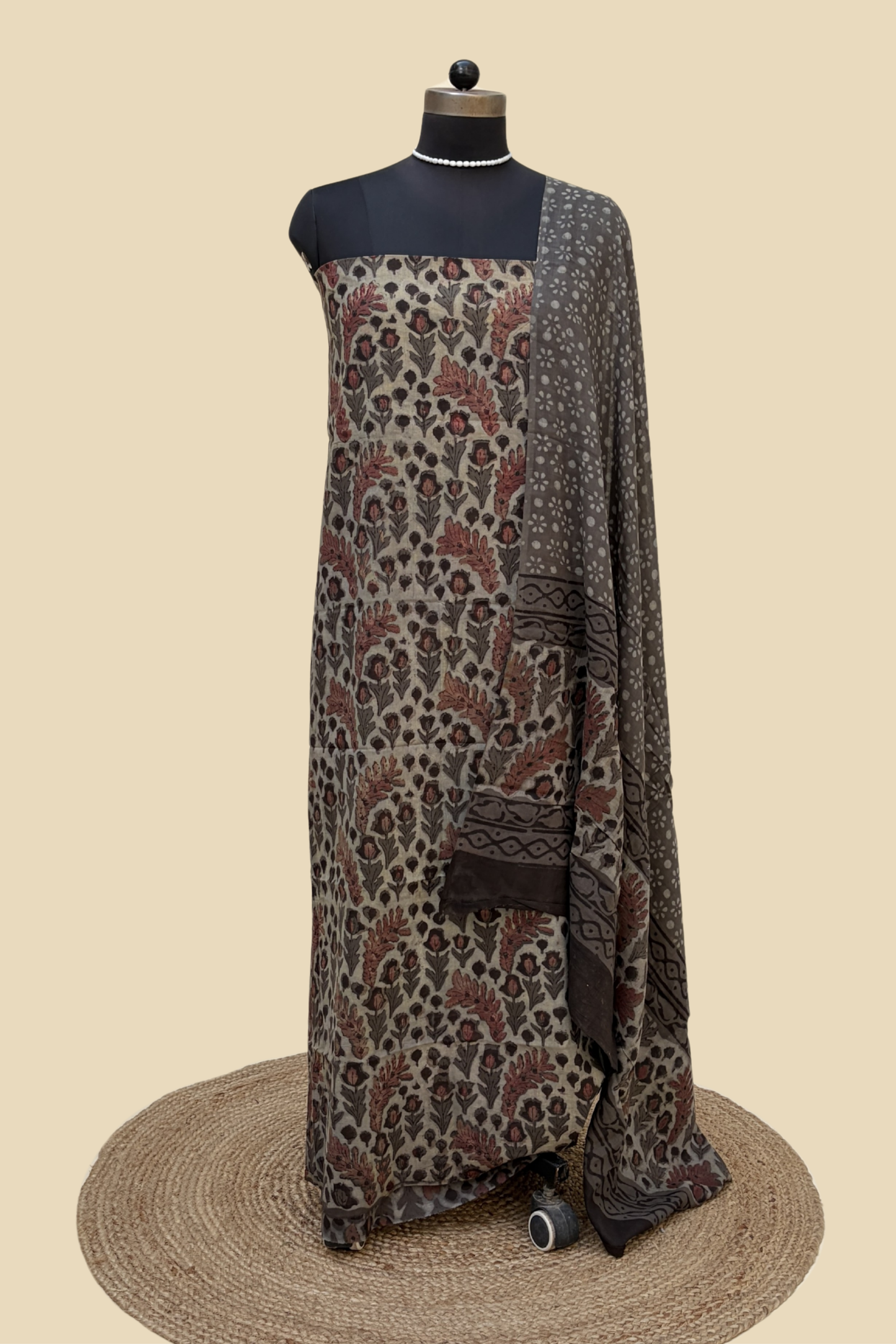 Palashvi Ajrakh Cotton Suit | CMAJ-UL8307