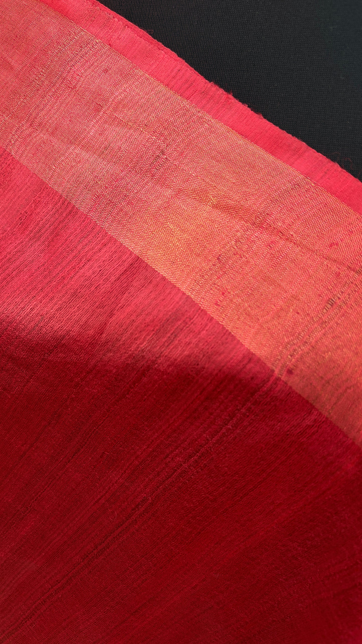Rose Tussar Silk Saree
