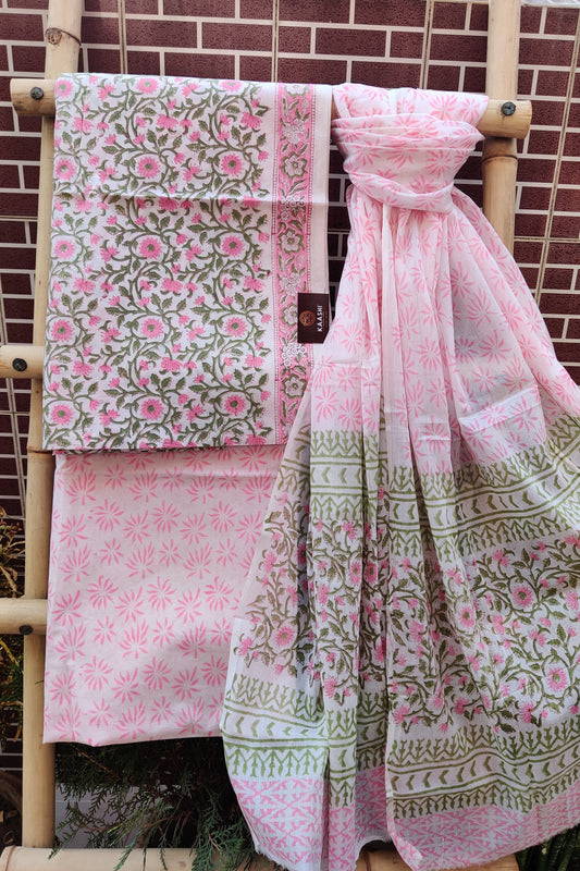 Pink HBP Cotton Suit with Mul Dupatta CMHB-0001
