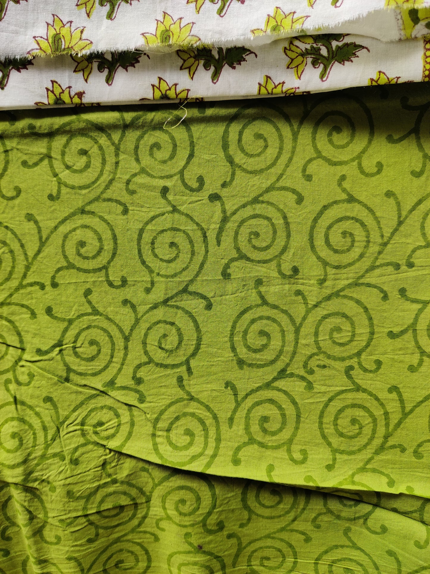 Green HBP Cotton Suit with Mul Dupatta CMHB-0009