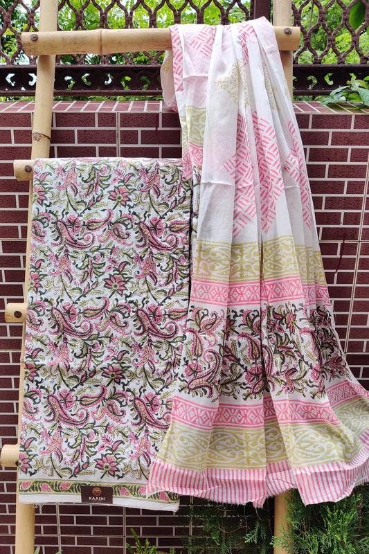 Pink HBP Cotton Suit with Mul Dupatta CMHB-0011