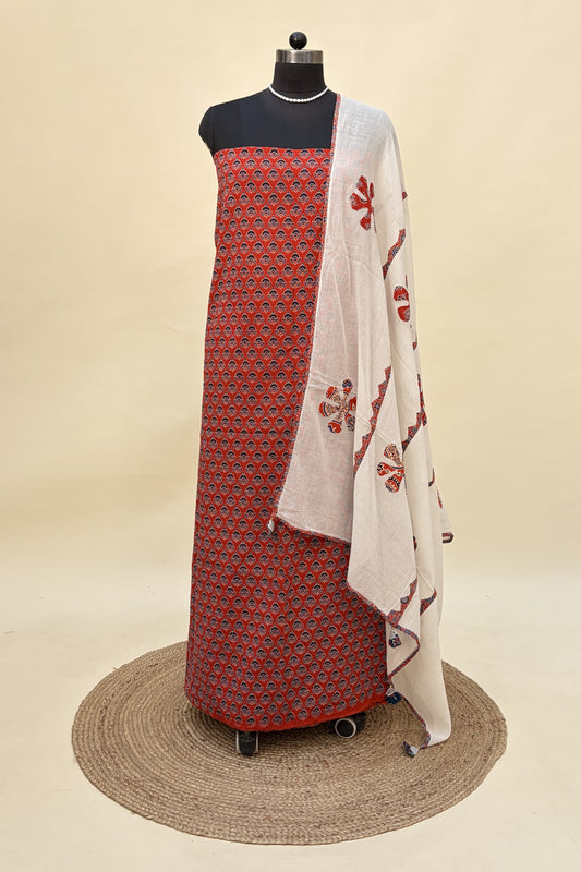 Cotton Ajrakh Suit