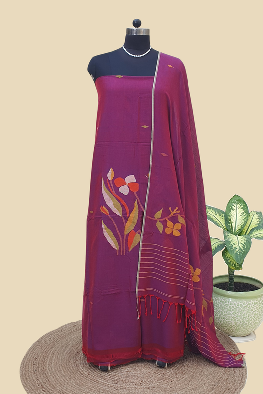 Mul Cotton Jamdani Suit