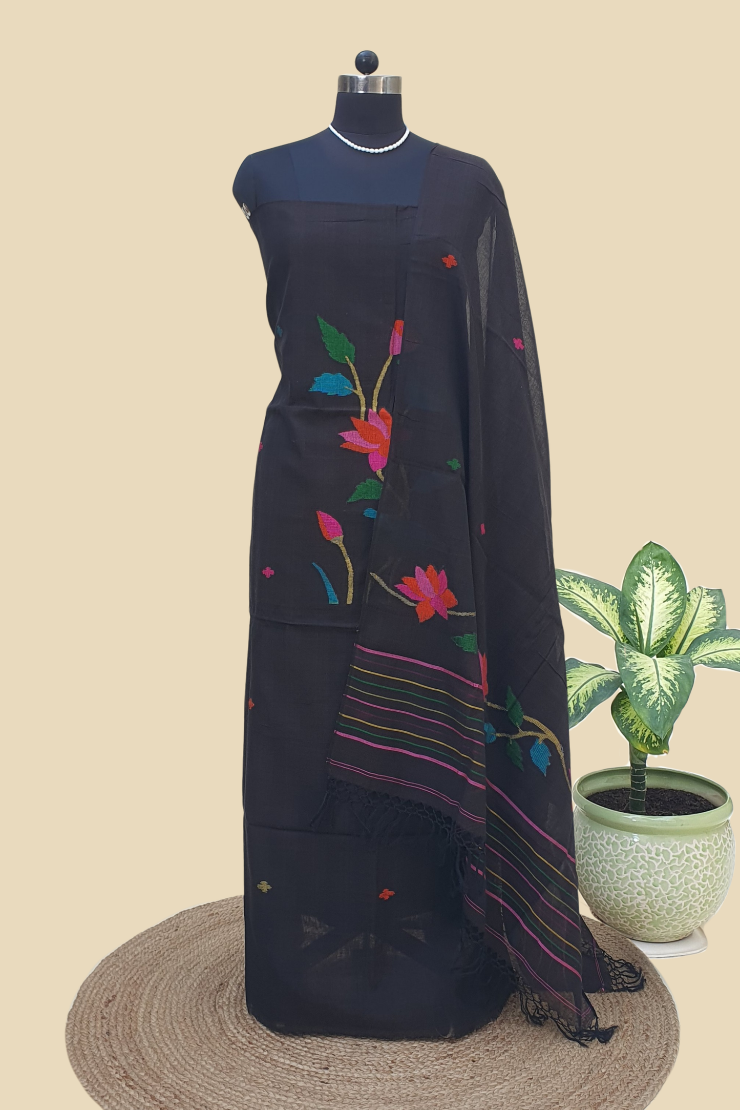 Mul Cotton Jamdani Suit