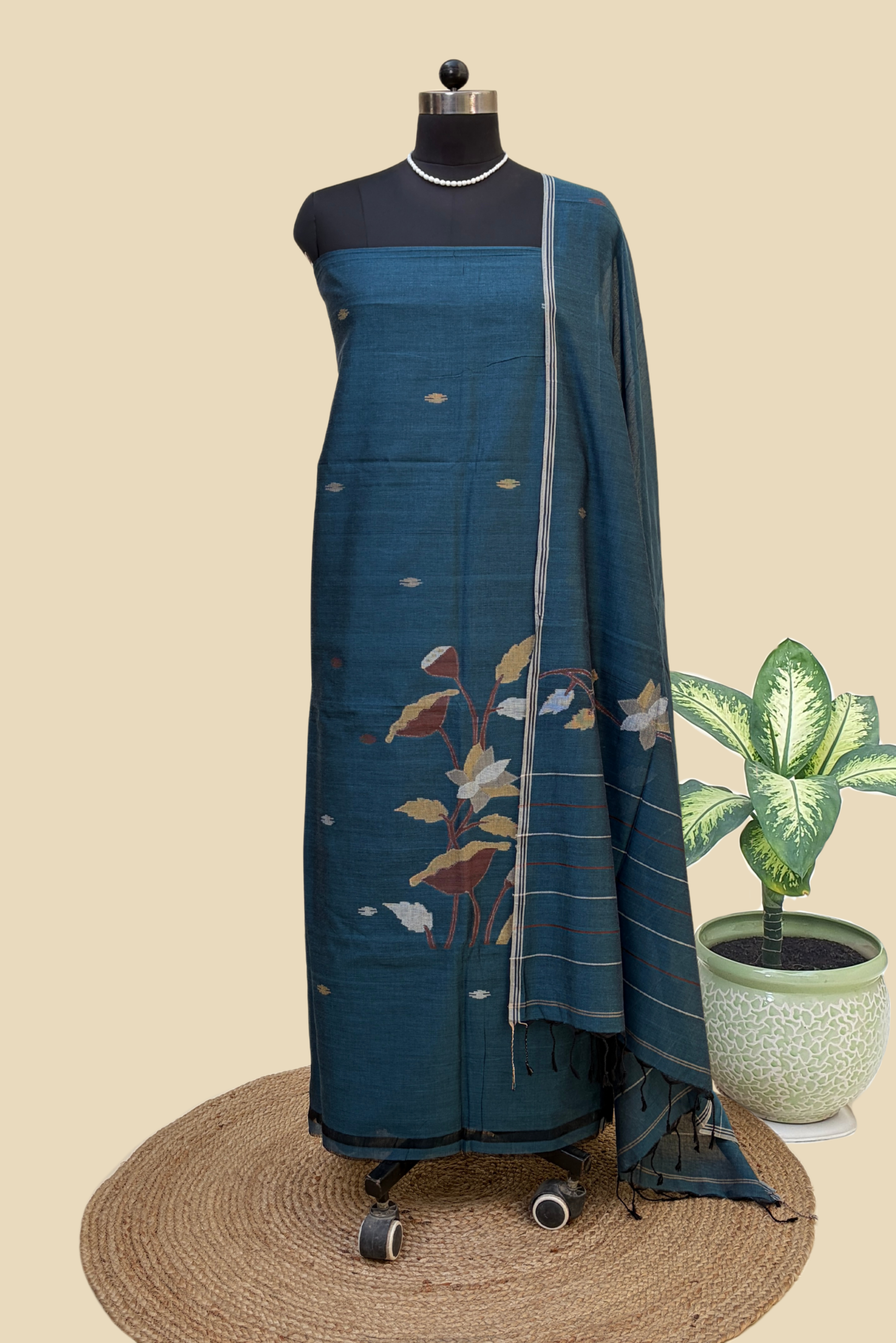 Mul Cotton Jamdani Suit