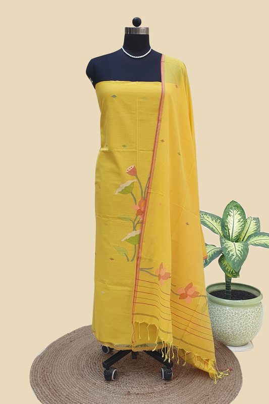 Mul Cotton Jamdani Suit