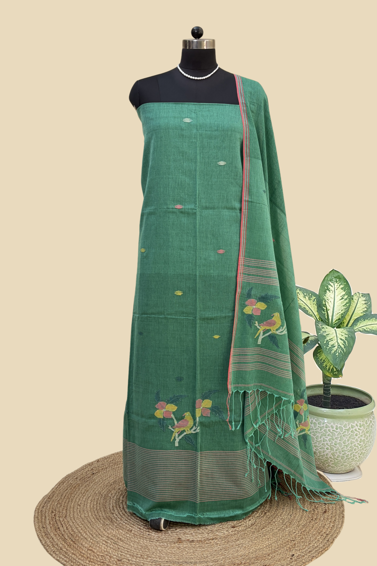 Mul Cotton Jamdani Suit